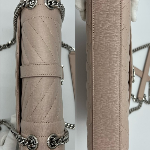 Authentic Envelope medium grained calfskin chain bag - Picture 13 of 17